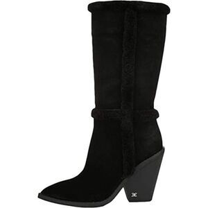 Sam Edelman Ilsa Faux Fur Trim Block Heel Boot Sz 9.5 NWOT